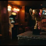 A gleaming gold winner
