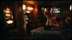 A gleaming gold winner